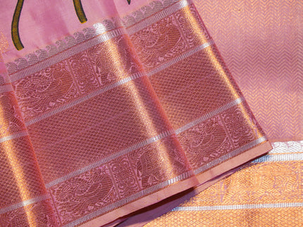 Kanjiwaram Block Printed Silk