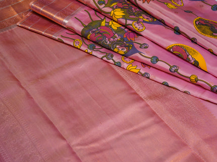 Kanjiwaram Block Printed Silk