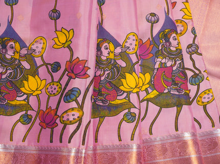 Kanjiwaram Block Printed Silk
