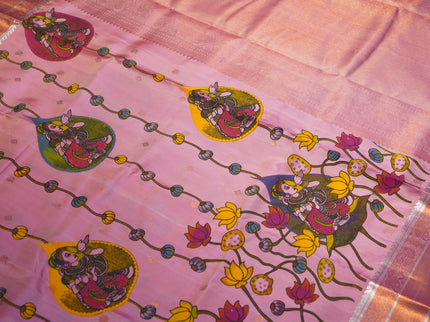 Kanjiwaram Block Printed Silk