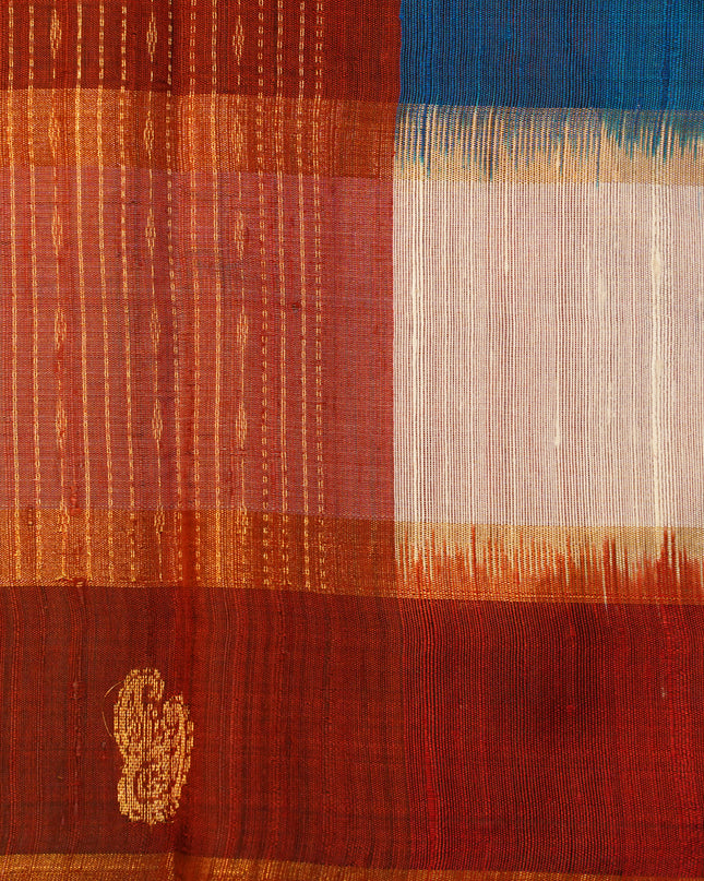 Tussar Double Temple Border