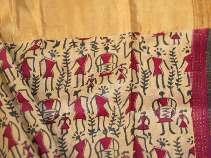 Tussar Silk Printed